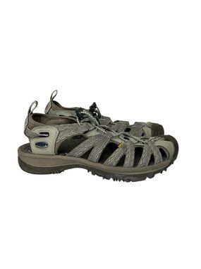 Keen waterproof Closed-Toe Trek Sandals shoes 7.5 in Taupe and Brown